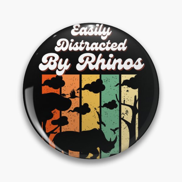 Item preview, Easily distracted by Rhinos designed and sold by Douniaya.