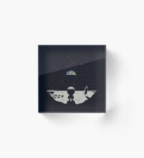 Lonely Space Acrylic Block