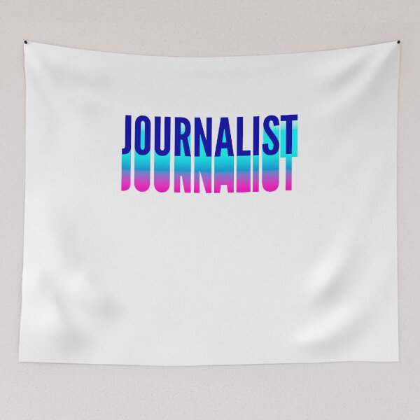 Item preview, Journalist With Long Gradient Shadow designed and sold by SVPOD.
