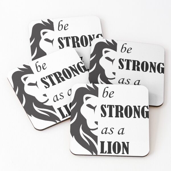 Item preview, Be Strong as a Lion designed and sold by Glorious Articles.