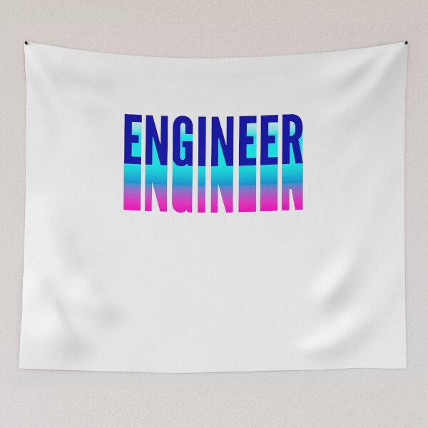 Item preview, Engineer With Long Gradient Shadow designed and sold by SVPOD.
