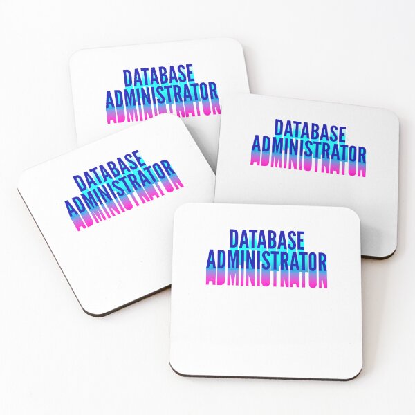 Item preview, Database Administrator With Long Gradient Shadow designed and sold by SVPOD.