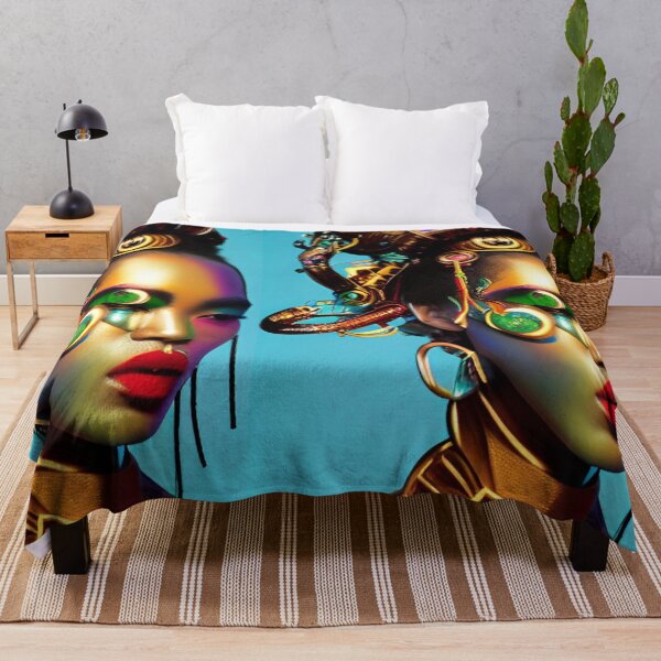 Aperçu de l'œuvre Copie de Afropunk King Cyborg AI Art Design créée et vendue par boopsblunt.