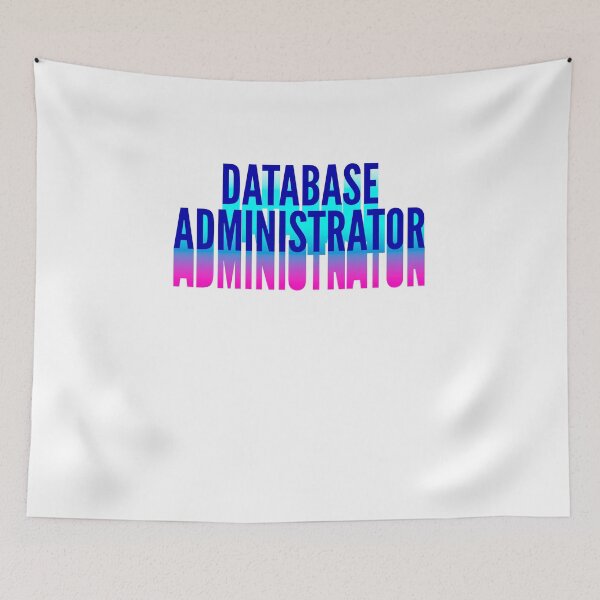Item preview, Database Administrator With Long Gradient Shadow designed and sold by SVPOD.