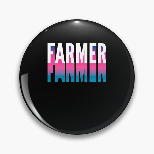 Item preview, Farmer With Long Gradient Shadow designed and sold by SVPOD.