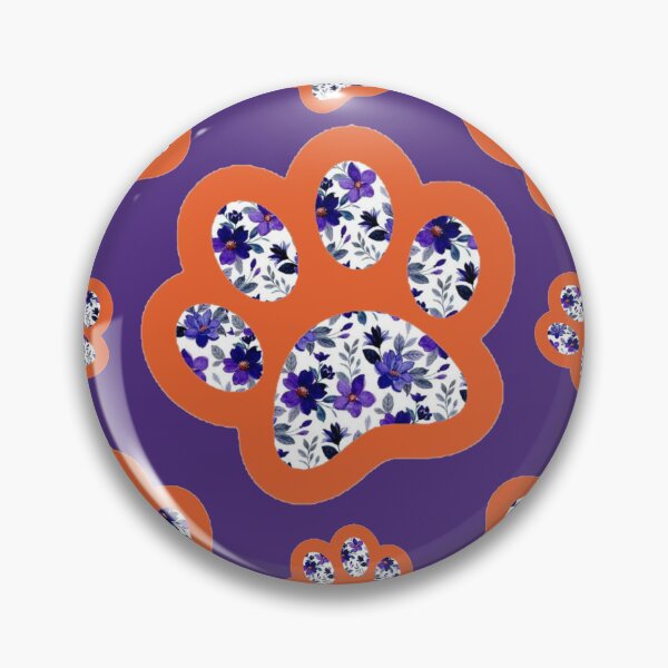 Item preview, Football floral tiger paw pattern 2 designed and sold by KCAbdelnour.