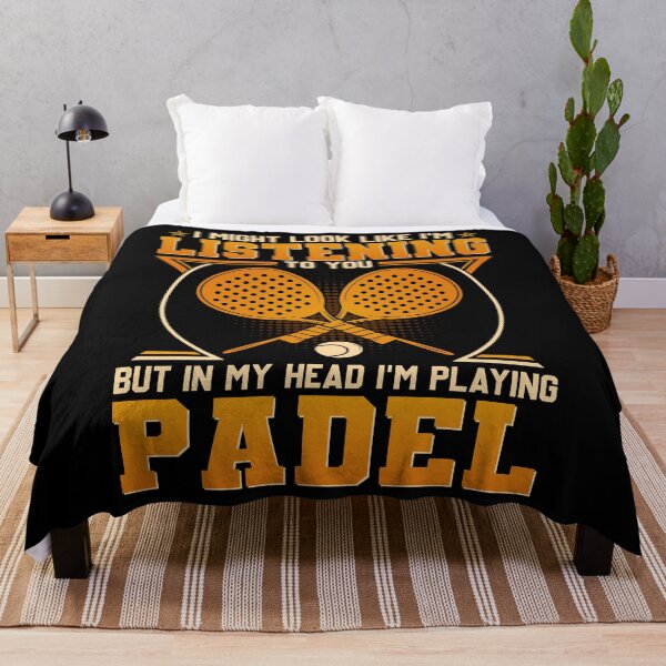 Item preview, I Might Look Like Listening To You But In My Head I'm Playing Padel sport player retro vintage designed and sold by elizabethdawnn.