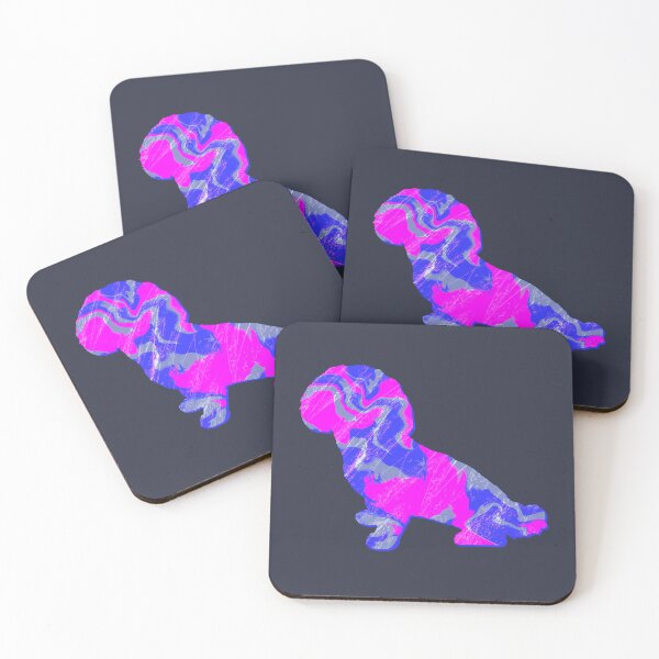 Item preview, I Love My Shihpoo Hot Pink Dog Silhouette  designed and sold by AMSonArt.