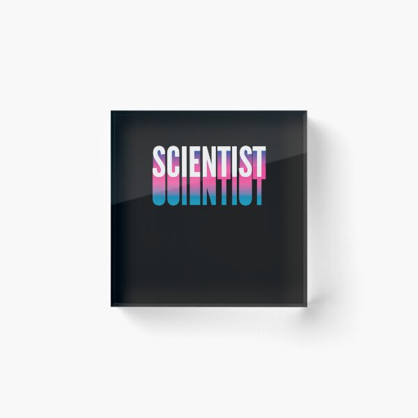 Item preview, Scientist With Long Gradient Shadow designed and sold by SVPOD.