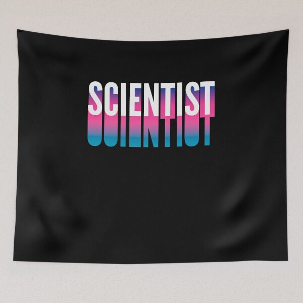 Item preview, Scientist With Long Gradient Shadow designed and sold by SVPOD.