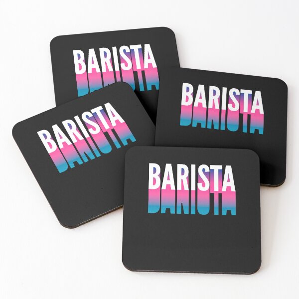 Item preview, Barista With Long Gradient Shadow designed and sold by SVPOD.