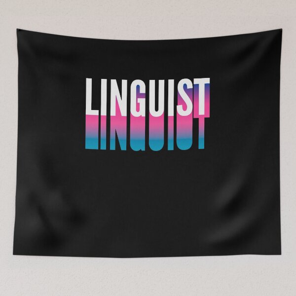 Item preview, Linguist With Long Gradient Shadow designed and sold by SVPOD.