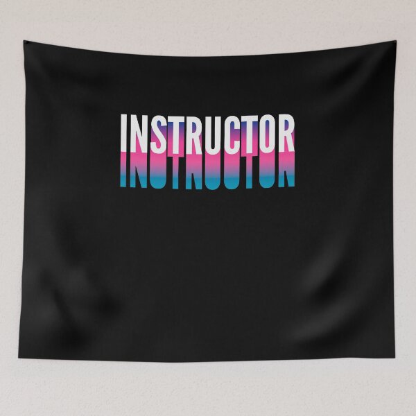Item preview, Instructor With Long Gradient Shadow designed and sold by SVPOD.