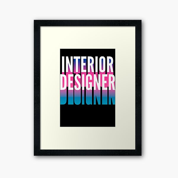 Item preview, Interior Designer With Long Gradient Shadow designed and sold by SVPOD.