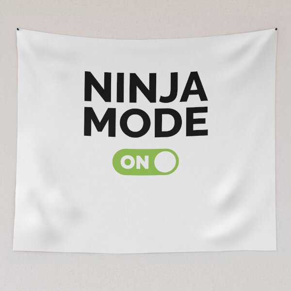 Item preview, Ninja Mode On designed and sold by freshLayer.