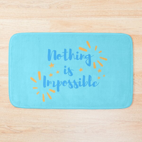 Item preview, Nothing is impossible blue designed and sold by DigitalArt BoutiqueRS.