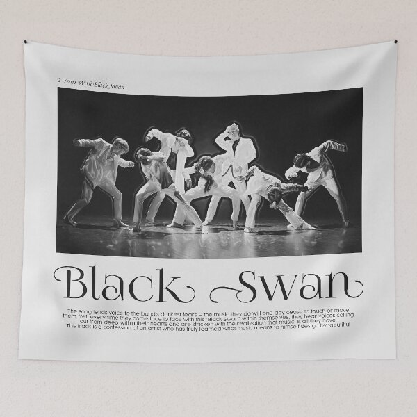 Item preview, Black Swan (Black&White) designed and sold by mmm-smell.