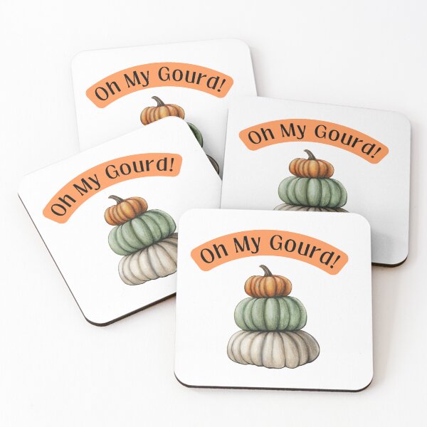 Item preview, Oh My Gourd! Halloween Graphic, Halloween Pun, Fall Pun, Gourd, Pumpkin, Squash, Thanksgiving graphic, pencil drawn designed and sold by SkyBudgets.