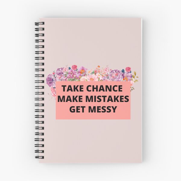 Item preview, Take chances make mistakes get messy motivation quotes designed and sold by CaliforniaDi.