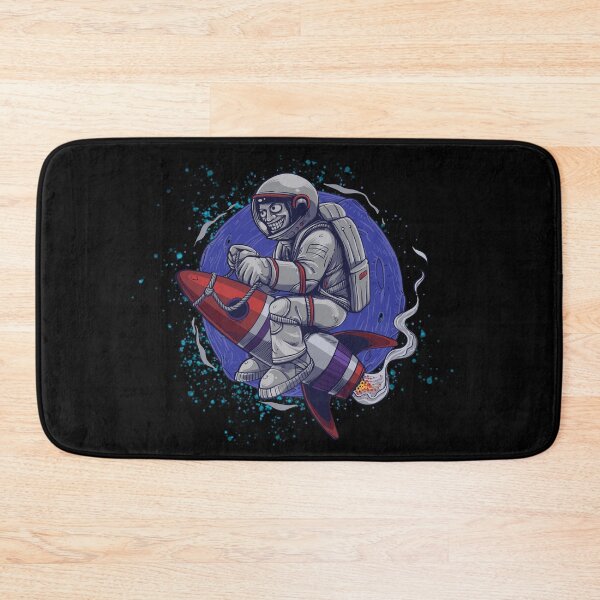 Item preview, Astronaut Ridnig Rocket in Space designed and sold by ArtOfStars.