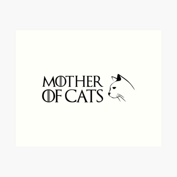 Mother of Cats Art Print