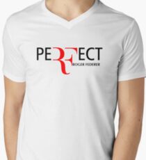 peRFect RoGer fEDerEr Men's V-Neck T-Shirt