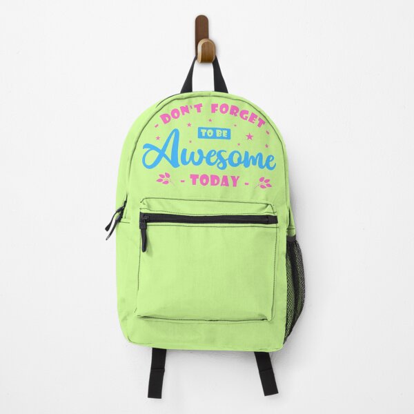 Item preview, Be awesome today pink blue designed and sold by DigitalArt BoutiqueRS.
