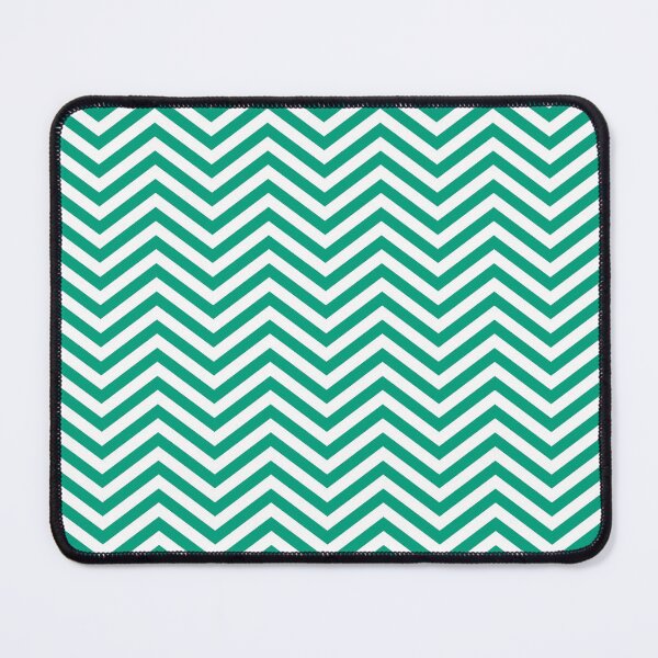 Item preview, Patrón de chevron verde menta oscuro y blanco designed and sold by SqueakyRicardo.