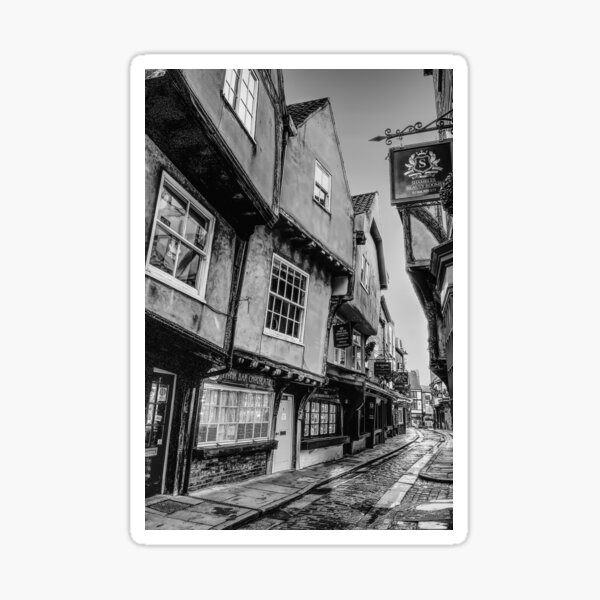 Artikel-Vorschau von York Shambles Monochrom, designt und verkauft von Alisonchambers2.