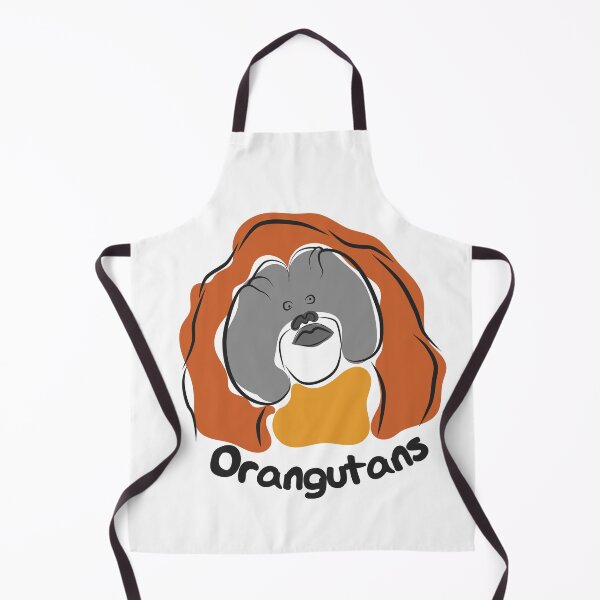 Item preview, Orangutans Pongo Simple Art Drawing designed and sold by NaoZ.