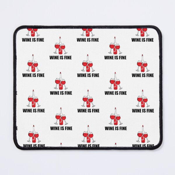 Item preview, Wine Lover, Red Wine, Wine is Fine, Wine Bottle designed and sold by hiunlimit.