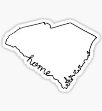 South Carolina Home State Outline Sticker