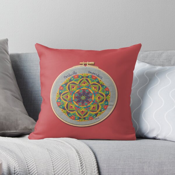 Perfectly Imperfect Throw Pillow