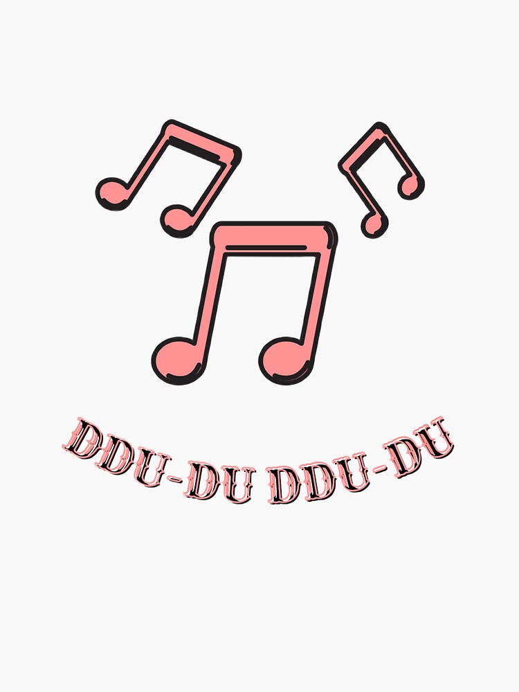 "ddudu ddudu" Sticker for Sale by MYWMC Redbubble
