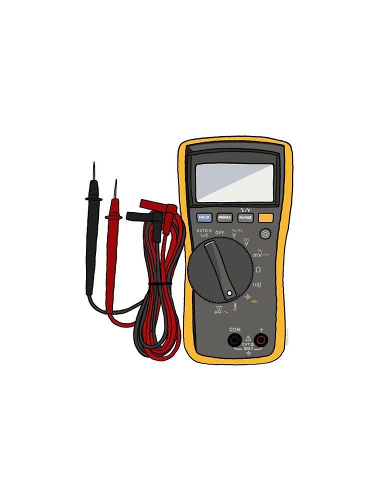 Thumbnail 4 of 4, Samsung Galaxy Phone Case, Multimeter designed and sold by trashduino.