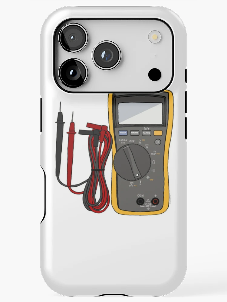 Thumbnail 1 of 4, iPhone Case, Multimeter designed and sold by trashduino.