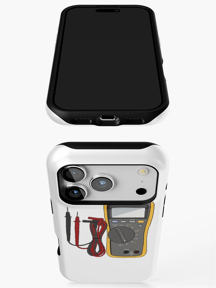 Thumbnail 3 of 4, iPhone Case, Multimeter designed and sold by trashduino.