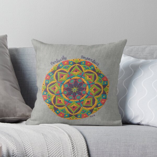 Perfectly Imperfect Throw Pillow