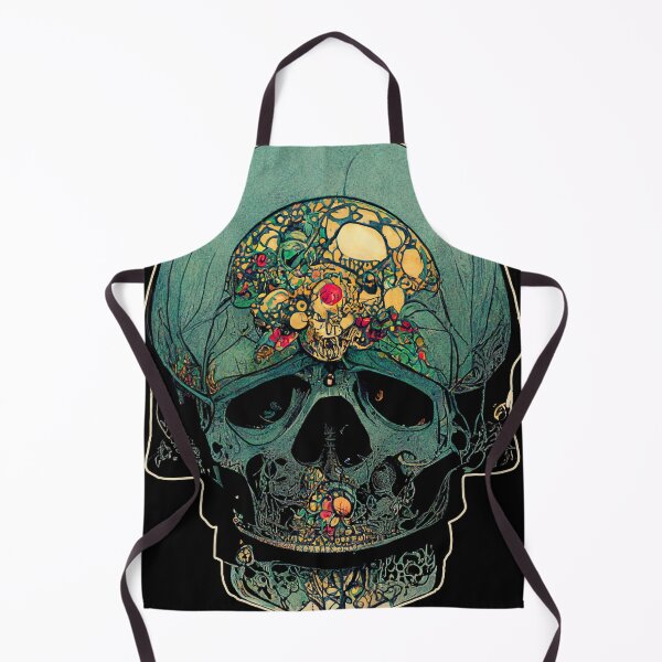 Item preview, Creepy skull alien illustration designed and sold by JinxedMonster.