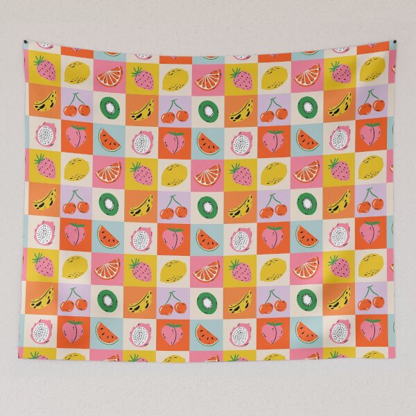 Item preview, Check Fun Fruits - Retro designed and sold by Paola Locks.