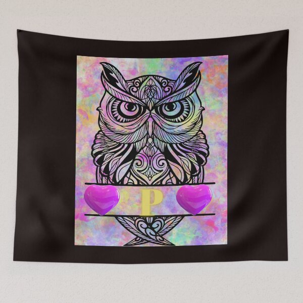 Item preview, The Magical Wise Owl-P designed and sold by SunMoonBeyond.