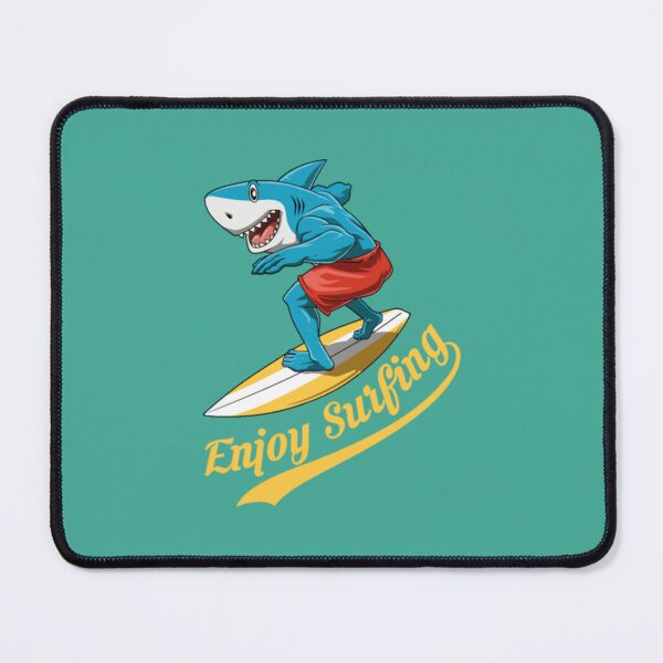 Item preview, Funny Shark Enjoi Surfing Summer Surfer Surfboard designed and sold by DempseyLong.