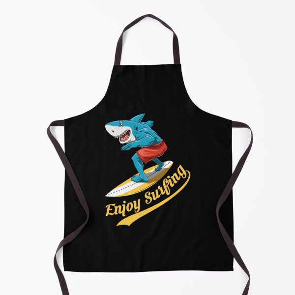Item preview, Funny Shark Enjoi Surfing Summer Surfer Surfboard designed and sold by DempseyLong.
