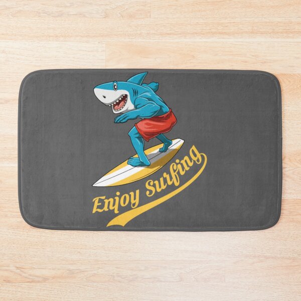Item preview, Funny Shark Enjoi Surfing Summer Surfer Surfboard designed and sold by DempseyLong.