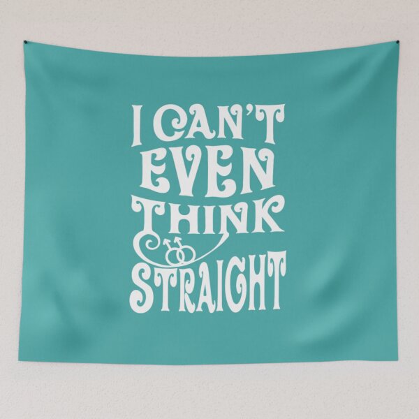 Item preview, Gay t shirts white I can t even think straight designed and sold by DempseyLong.