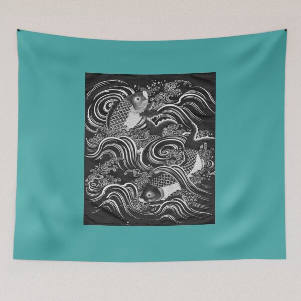 Item preview, Gift Cover (Fukusa) with Carp designed and sold by DempseyLong.
