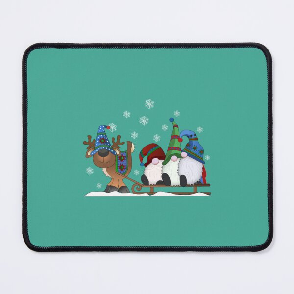 Item preview, Gnome dwarfs Imp goblin reindeer sledge xmas tree designed and sold by DempseyLong.
