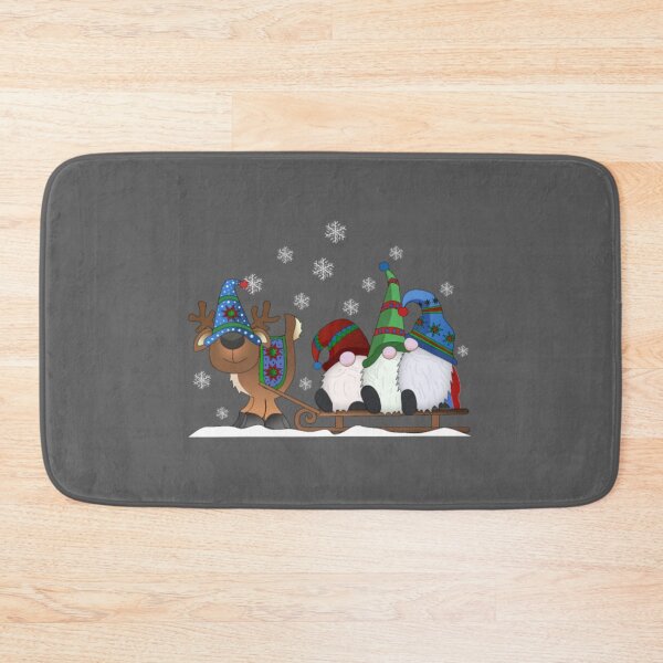Item preview, Gnome dwarfs Imp goblin reindeer sledge xmas tree designed and sold by DempseyLong.