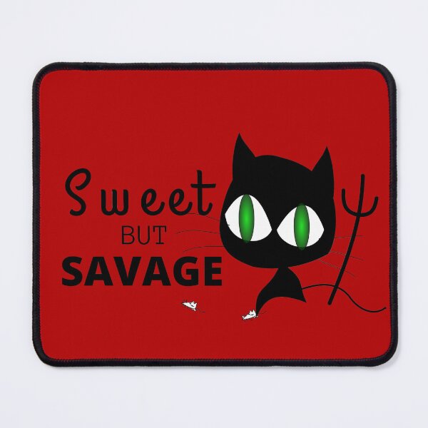 Item preview, Sweet but Savage Cat designed and sold by VBeesTees.