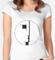 Camiseta entallada de cuello redondo Logotipo Bauhaus